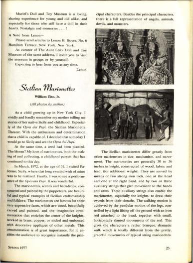 Spring 1977 Featured Article